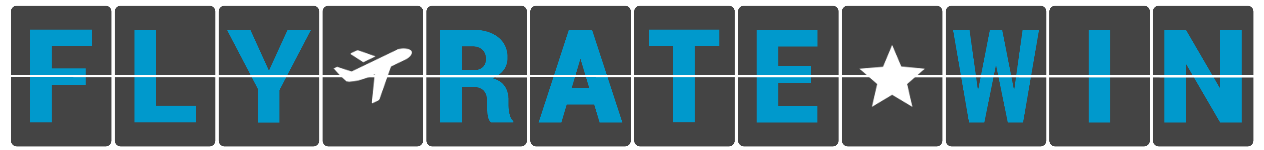 Rate My Flight App draws logo